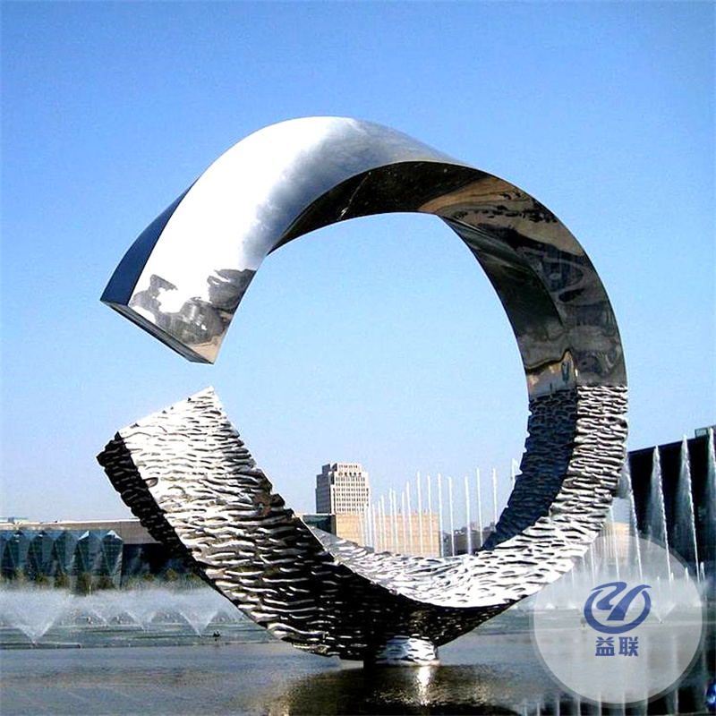 大型校園不銹鋼雕塑定制城市廣場白鋼雕像房地產(chǎn)園林創(chuàng)意金屬景觀