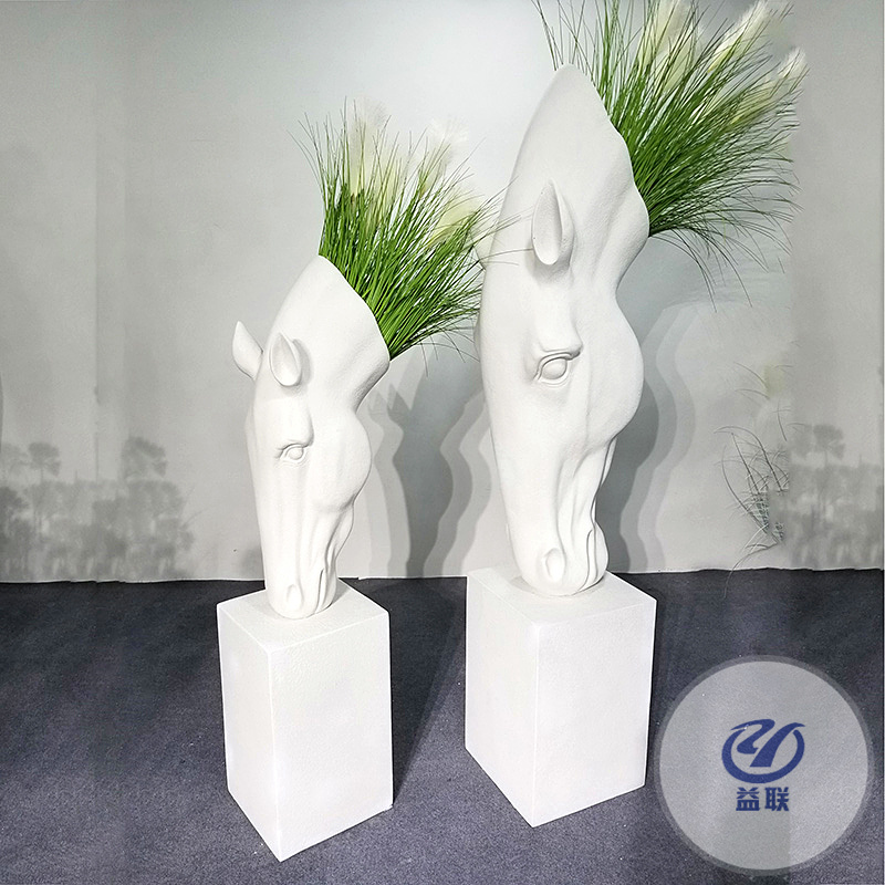 北歐長方形水泥花盆大型鎂泥玻璃鋼花箱園藝盆栽盆陽臺客廳長花盆